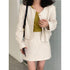 Tweed Co-ord Sets Of Crop Blazer and Mini Skirts